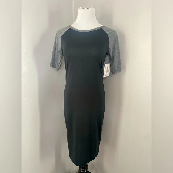 lularoe black julia dress LuLaRoe Julia Dress XL | Blue Green Geometric Pattern